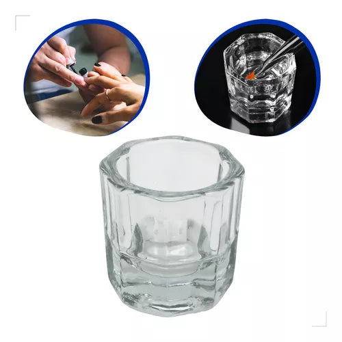 🔹Vaso de Vidrio Dappen para Pigmentos y AcrÃlicos - Profesional