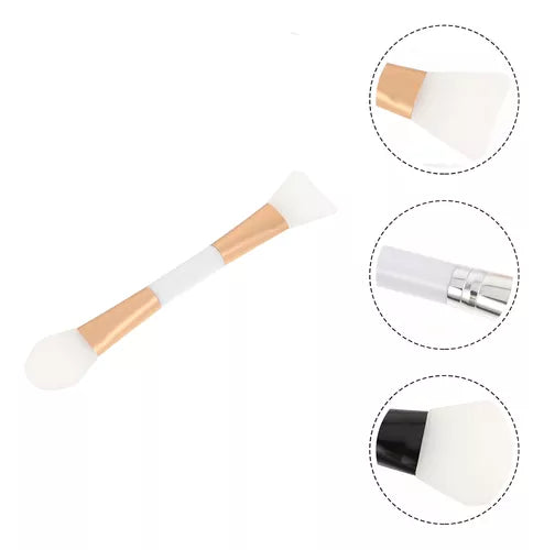 ✨ Pincel Espatula Doble Punta de Silicona para Mascarillas Faciales ✨
