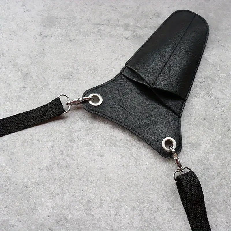 ✂️ Bolsa de Cintura para Tijeras – Piel Sintética Profesional ✂️
