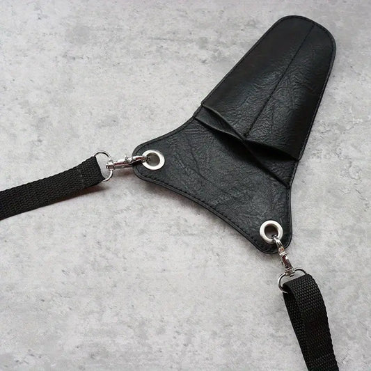 ✂️ Bolsa de Cintura para Tijeras – Piel Sintética Profesional ✂️