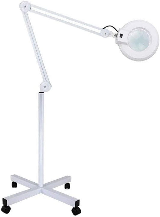 🔍 Lupa Lámpara LED Multifocal con Pie – Cosmetología y Uso Profesional