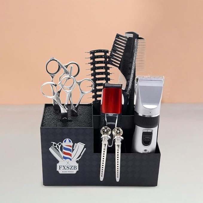 🖤 Estuche Profesional para Tijeras de Peluquería – Organizador de Estilista