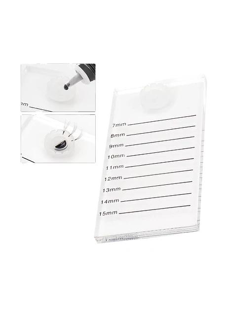 🎯 Soporte Acrílico para Extensiones de Pestañas – Precisión y Organización