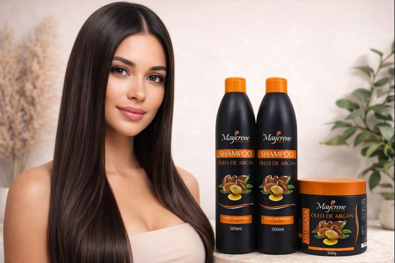 ✨ Kit Maycrene Óleo de Argán – Nutrición, Brillo y Suavidad Profunda ✨