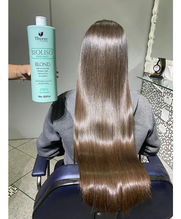 Bioliso Blond 300 ml  – Alisado Orgánico Progresivo con Brillo Espejo
