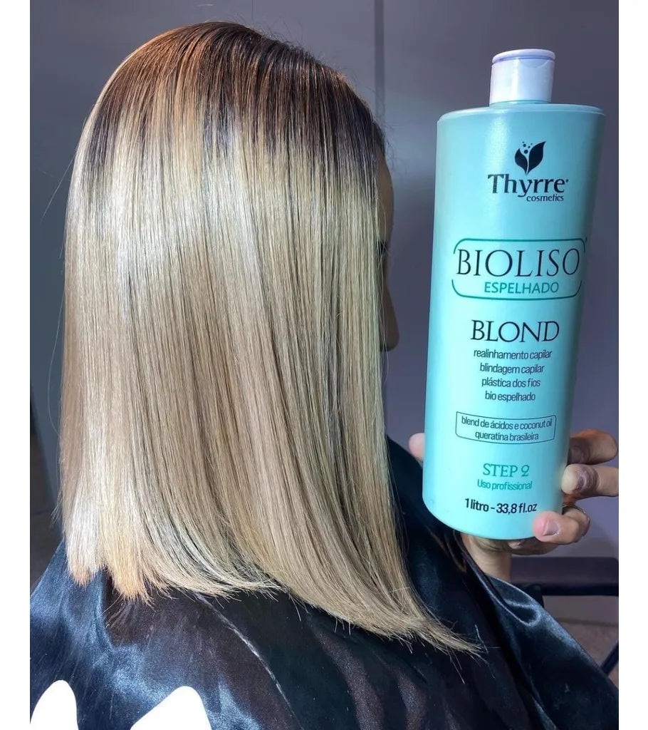 Bioliso Blond 300 ml  – Alisado Orgánico Progresivo con Brillo Espejo