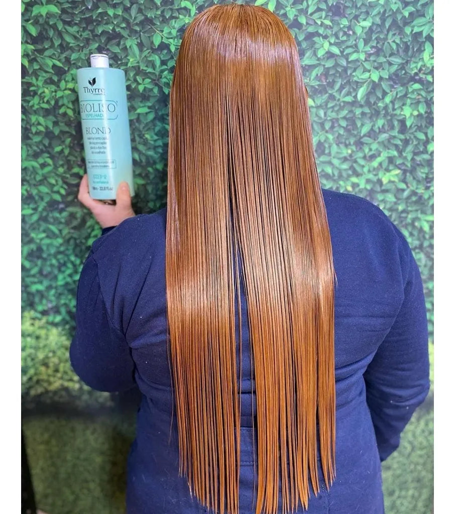 Bioliso Blond 300 ml  – Alisado Orgánico Progresivo con Brillo Espejo