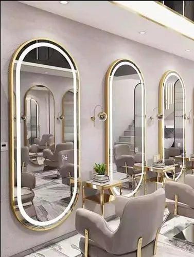 ✨ Espejo  de Barbería Moderno – Estilo Europeo con Luz Espejos