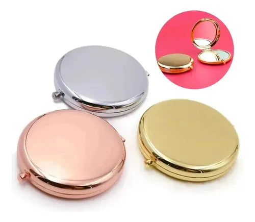 ✨ Espejo de Maquillaje Plegable – Verso Bíblico Inspirador ✨