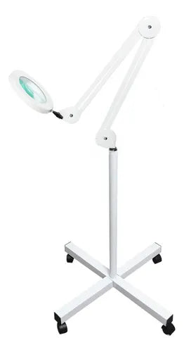 🔍 Lupa Lámpara LED Multifocal con Pie – Cosmetología y Uso Profesional
