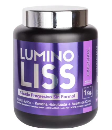✨ Lumino Liss 1 kg – Alisado Libre de Formol, DEFINITIVO PROFESIONAL LIBRE DE PLANCHITA Y SECADOR